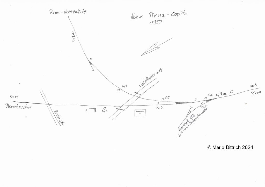 Lageplan 1990