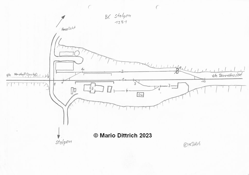 Lageplan 1981