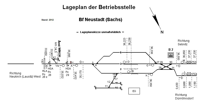 Lageplan 2012