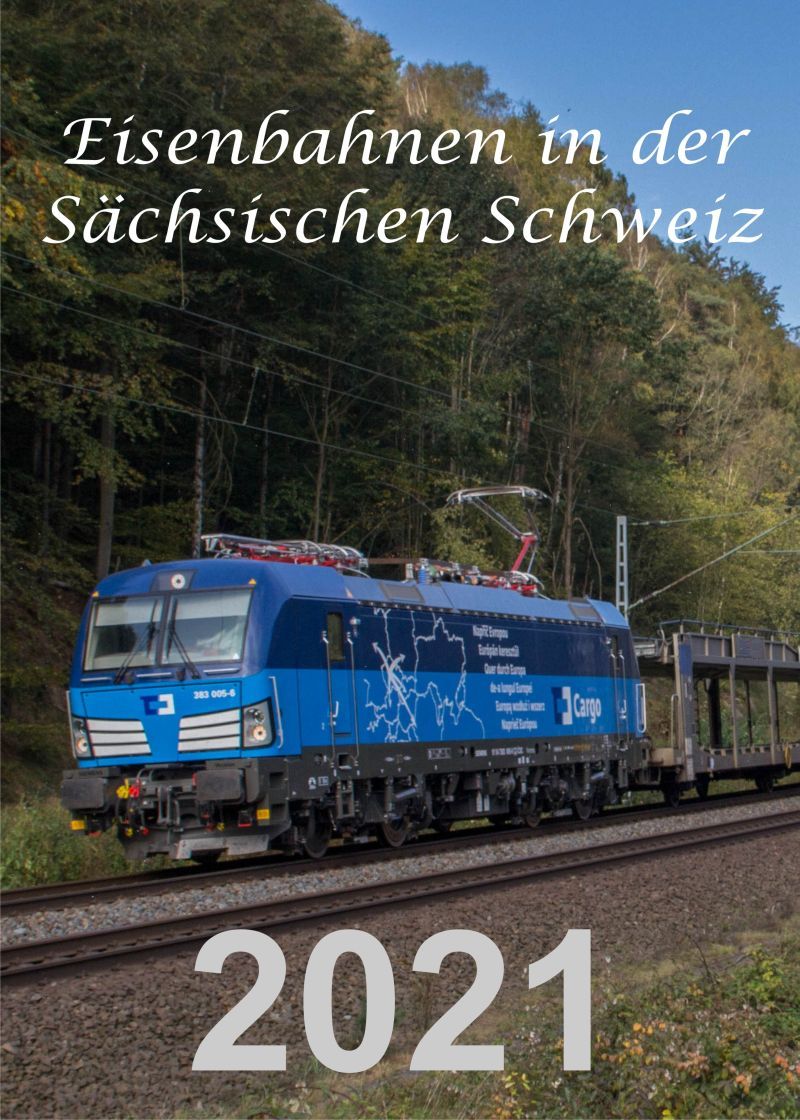 Kalender Eisenbahn in der Sächsischen Schweiz 2021 Planer