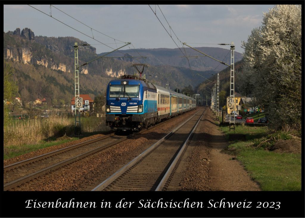 Kalender Eisenbahn in der Sächsischen Schweiz 2023